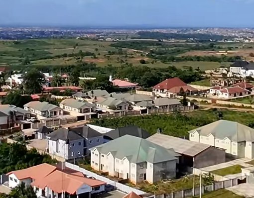 Aerial view of Osogbo, Osun State, Nigeria